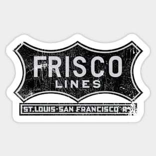 Frisco Lines Railroad Sticker